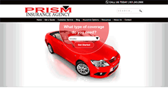 Desktop Screenshot of myprisminsurance.com